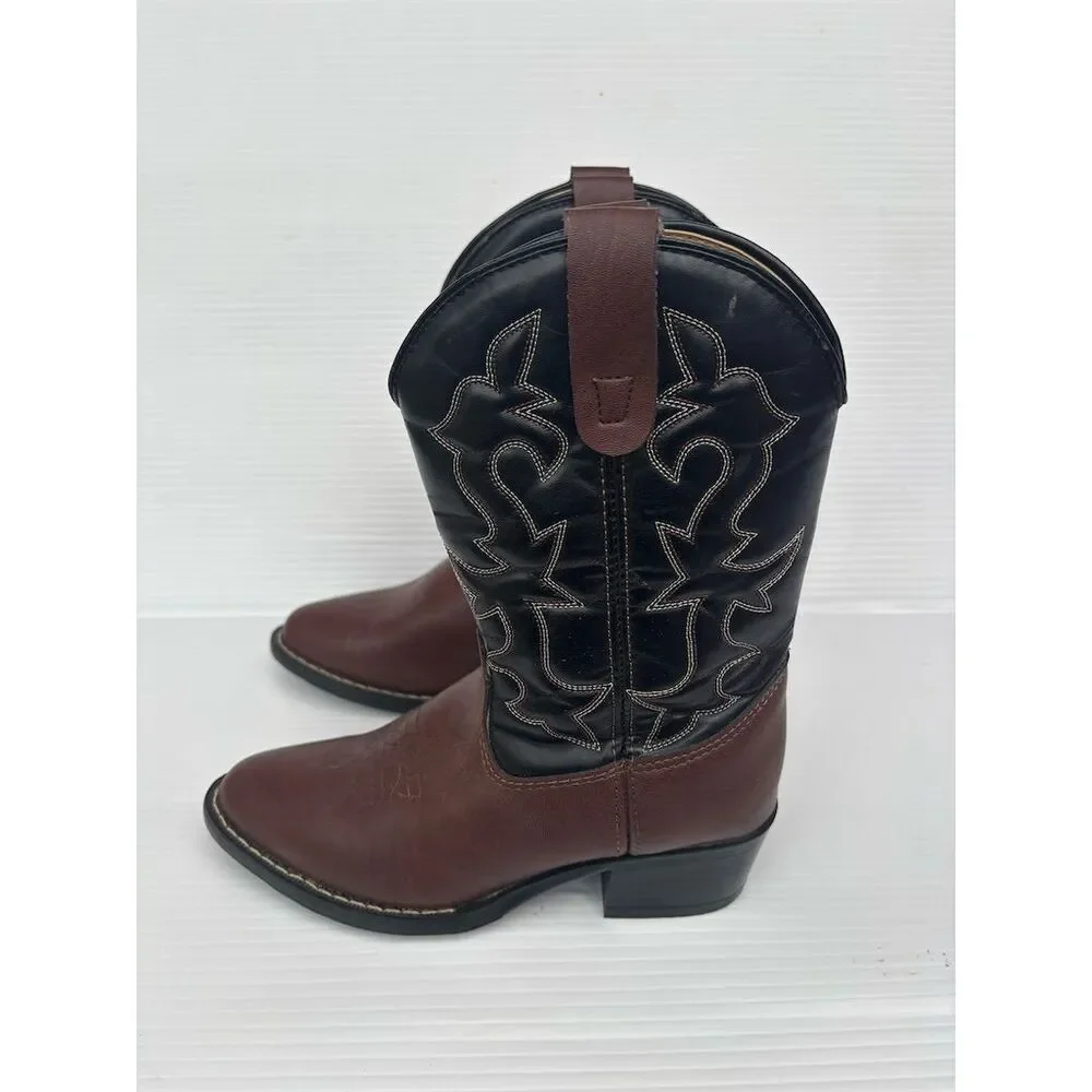 Laredo Express‎ Rider Cowboy Boots Unisex Size 4 Multicolor Western